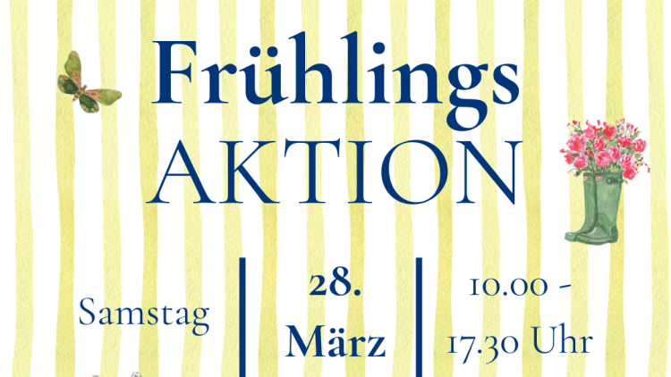 Plakat Frühlingsaktion